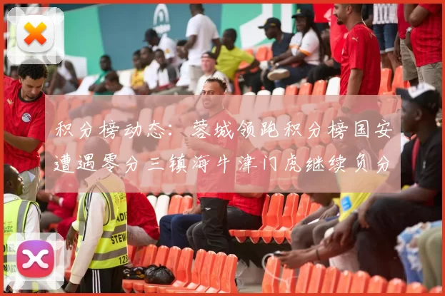 积分榜动态：蓉城领跑积分榜国安遭遇零分三镇海牛津门虎继续负分困境
